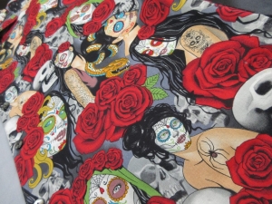 【50％オフセール価格にて！】【現品のみ】us cotton-sugar skull1-　※現品の2Lサイズ・半袖のみ（税別17,000円）ge-446