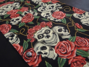 【現品のみ】us cotton-skull＆rose1-　※現品のLサイズ・半袖のみ（税別15,000円）ge-448