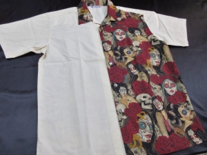 【現品のみ】us cotton-sugar skull3-　※現品のLサイズ・半袖のみ（税別15,000円）ge-451