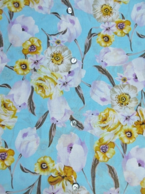 洋花/綿ローン　(税抜き価格15,000円）my-741