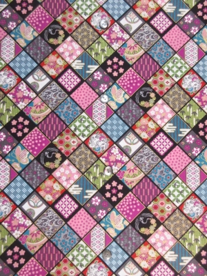 斜め格子文(税抜き価格15,000円）my-746